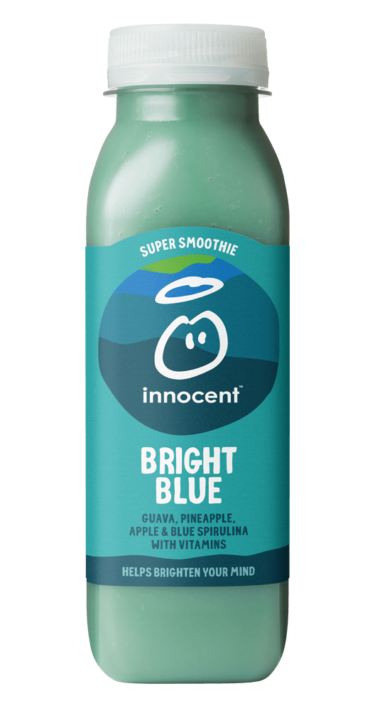 Innocent bright blue super smoothie