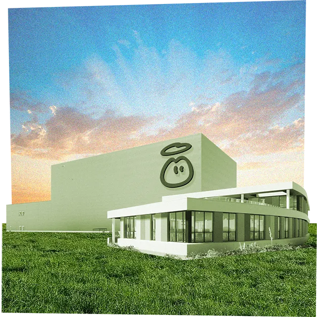 sustainable factory called the blender